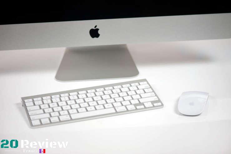 Le clavier magique sans fil inclus avec votre iMac 24 pouces possède des fonctionnalités intégrées qui facilitent la saisie des emoji, le changement de langue du clavier