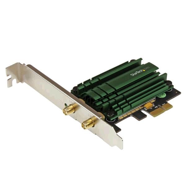 Adaptateur réseau sans fil AC double bande PCI Express AC1200 - Carte WiFi PCIe 802.11ac.