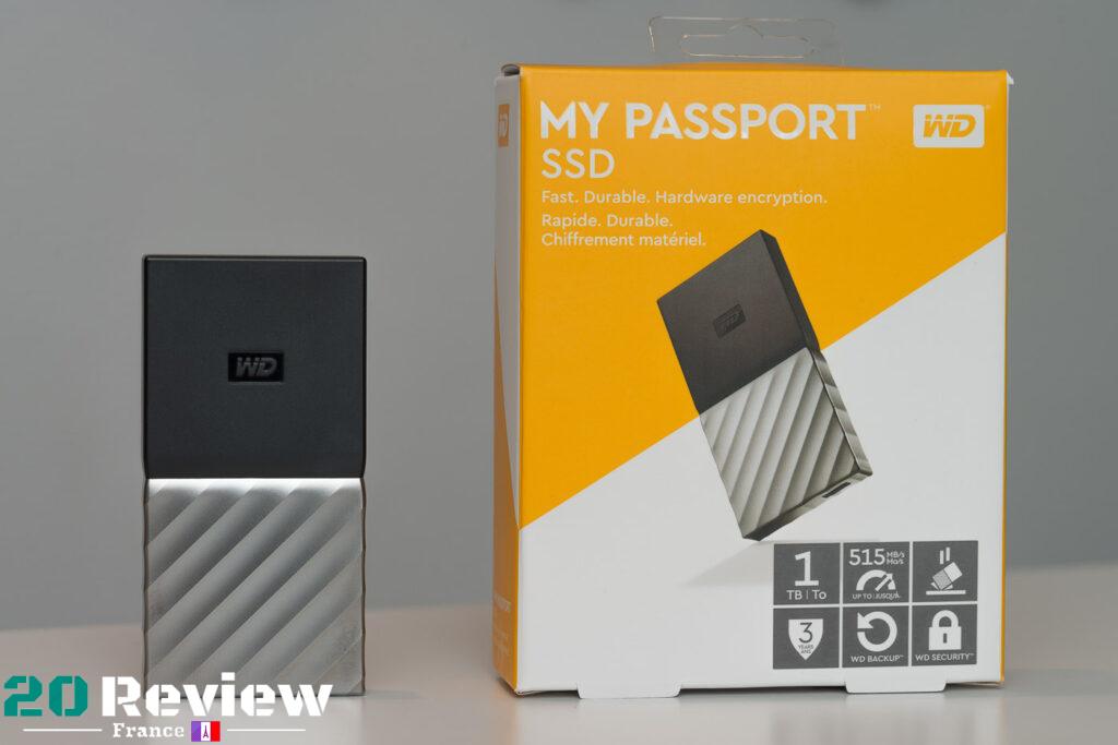 Le SSD My Passport est un stockage portable avec des transferts ultra-rapides. La protection par mot de passe avec cryptage matériel permet de sécuriser votre contenu.