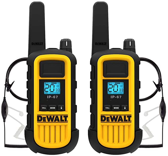 Le DeWALT DXFRS800 est une radio professionnelle sur site extrêmement durable, mais peu coûteuse, sans frais d'installation, sans frais mensuels et sans frais de licence !