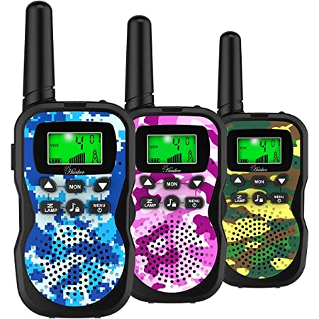 Les Huaker talkies-walkies pour enfants ont une fonction d'alerte d'appel cool, une qualité sonore nette et fluide avec un niveau de volume réglable.
