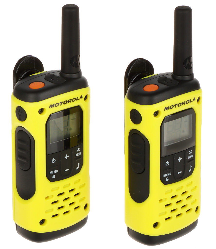 Le talkie-walkie Motorola TLKR T92 H2O est la dernière radio bidirectionnelle portable du catalogue PMR446 de Motorola.