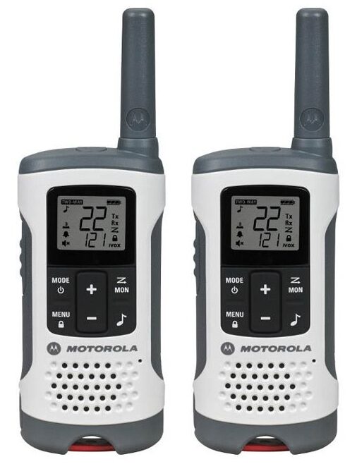 Le talkie-walkie Motorola TLKR T92 H2O est la dernière radio bidirectionnelle portable du catalogue PMR446 de Motorola.