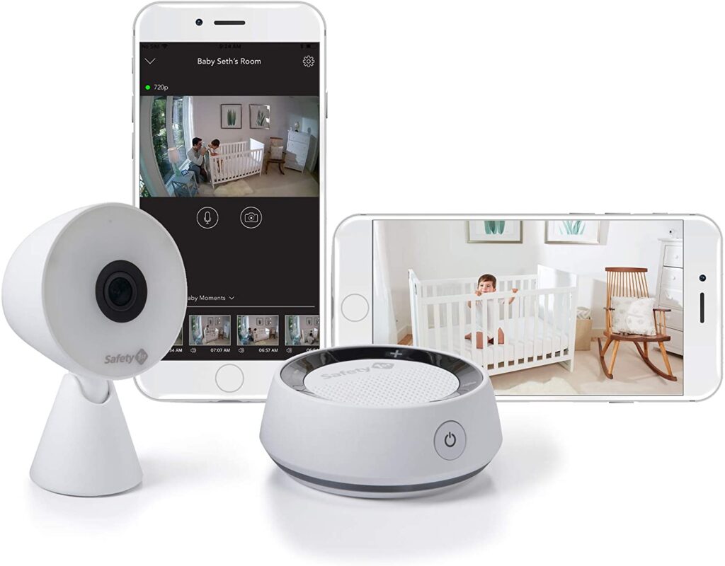 Le moniteur pour bébé HD Wifi est construit avec une sécurité standard de l'industrie et une puce de cryptage physique dans la caméra, de sorte que la vie privée de votre famille reste protégée.