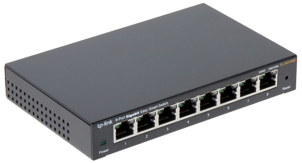 Le commutateur de bureau TP-LINK 8 10/100/1000 Mbps TL-SG108 vous offre un moyen facile de faire la transition vers Gigabit Ethernet.