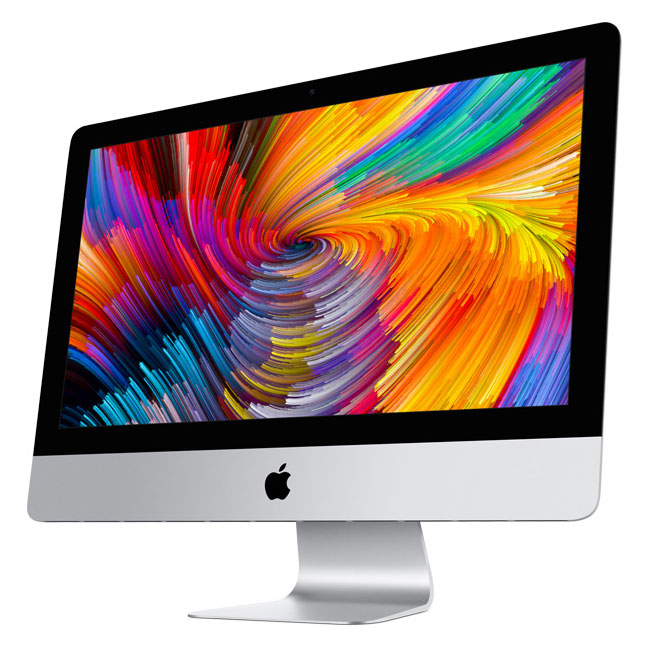 Les mises à niveau de l'iMac 21,5 pouces sont plus modestes, avec un processeur Core i7 à six cœurs et un GPU Radeon Pro Vega 20.