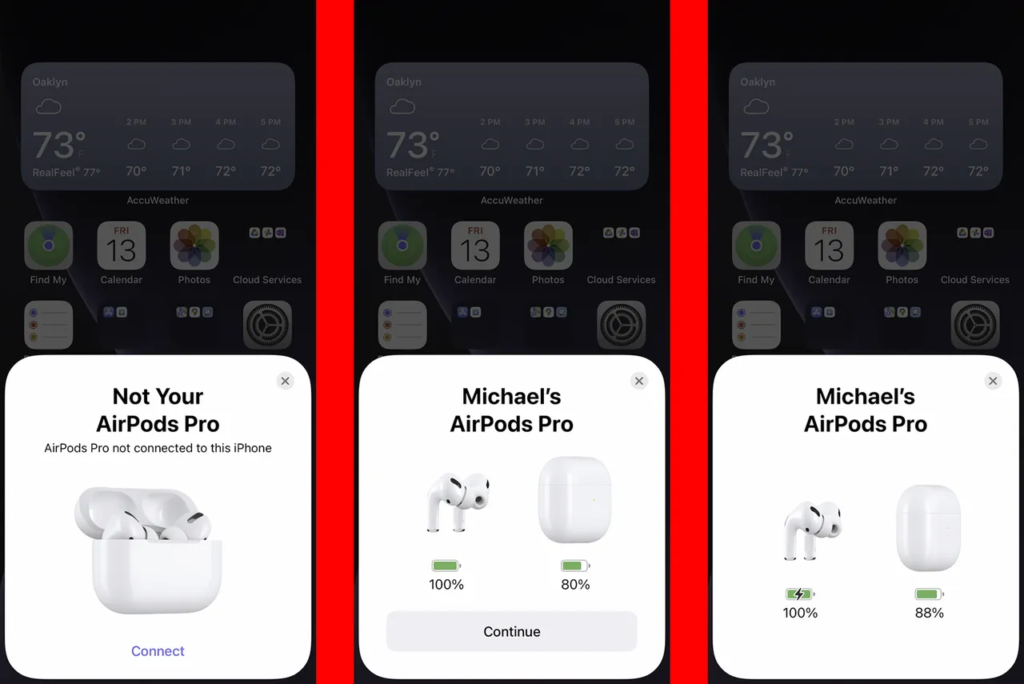 Lorsque vous êtes prêt à connecter les AirPods Pro 2 à votre iPhone, appuyez sur le bouton « Connecter ».