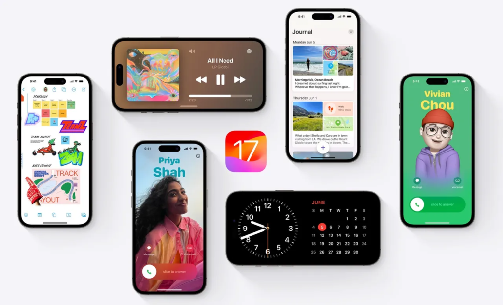 iOS 17 apporte de nouvelles fonctionnalités pour une communication plus expressive, un partage simplifié et une nouvelle expérience plein écran pour votre iPhone.