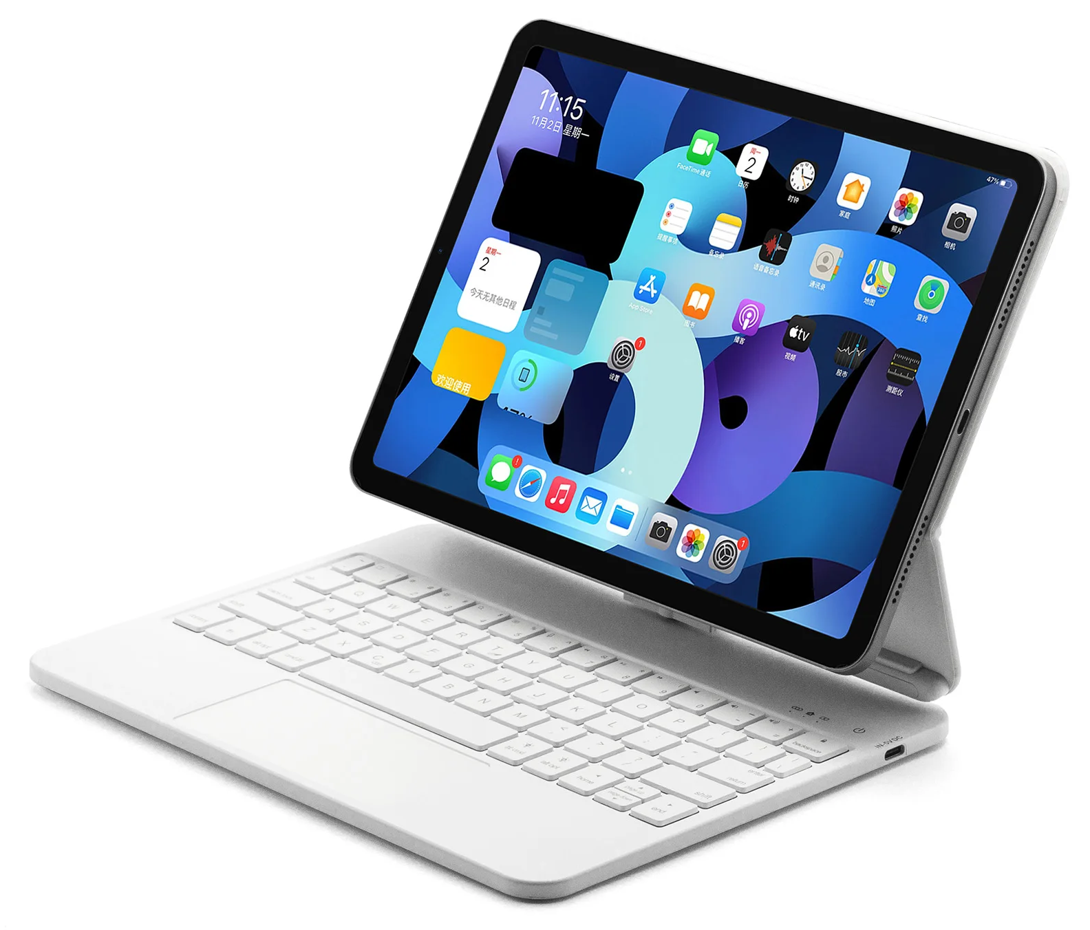 L'iPad Air est la tablette milieu de gamme d'Apple, offrant de nombreuses fonctionnalités clés de l'iPad telles qu'un port USB-C et Touch ID à partir de 599 €.
